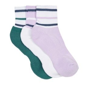 Z by Zella Girl Kids' Z by Zella Girl Pack of 3 Take A Hike Crew Socks (Big Kid)